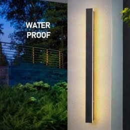 Buiten lange moderne eigentijdse wandlamp wandlamp IP 44 voor veranda patio tuin