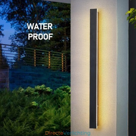 Buiten lange moderne eigentijdse wandlamp wandlamp IP 44 voor veranda patio tuin Buiten lange moderne eigentijdse wandlamp wandlamp IP 44 voor veranda patio tuin