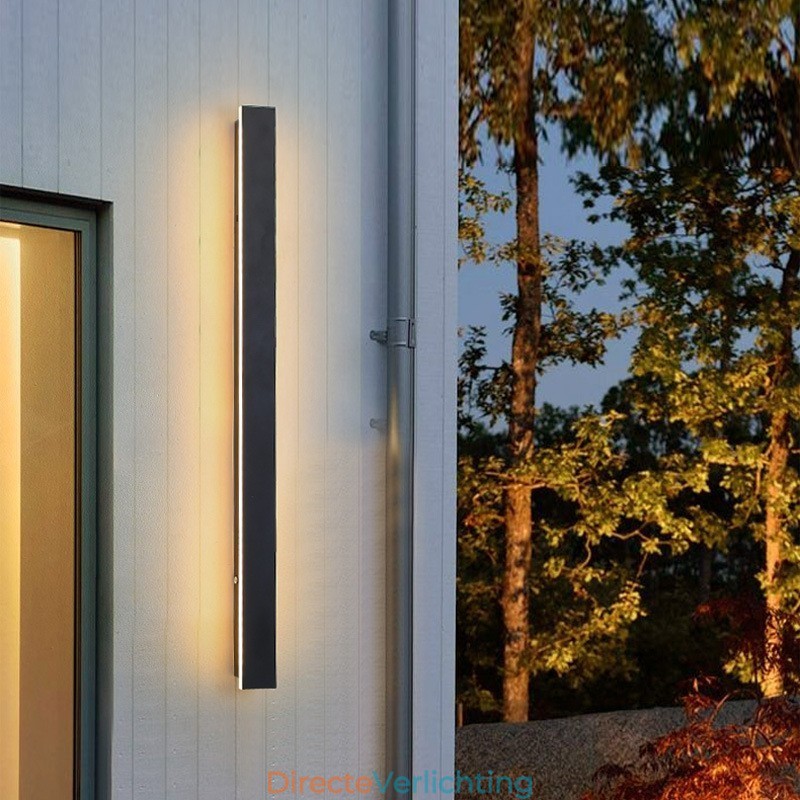 Buiten lange moderne eigentijdse wandlamp wandlamp IP 44 voor veranda patio tuin