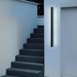 Buiten lange moderne eigentijdse wandlamp wandlamp IP 44 voor veranda patio tuin