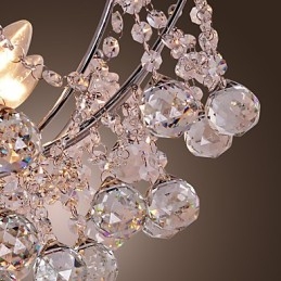 Luxe kristallen kroonluchter met 6 lampen hangkroonluchter