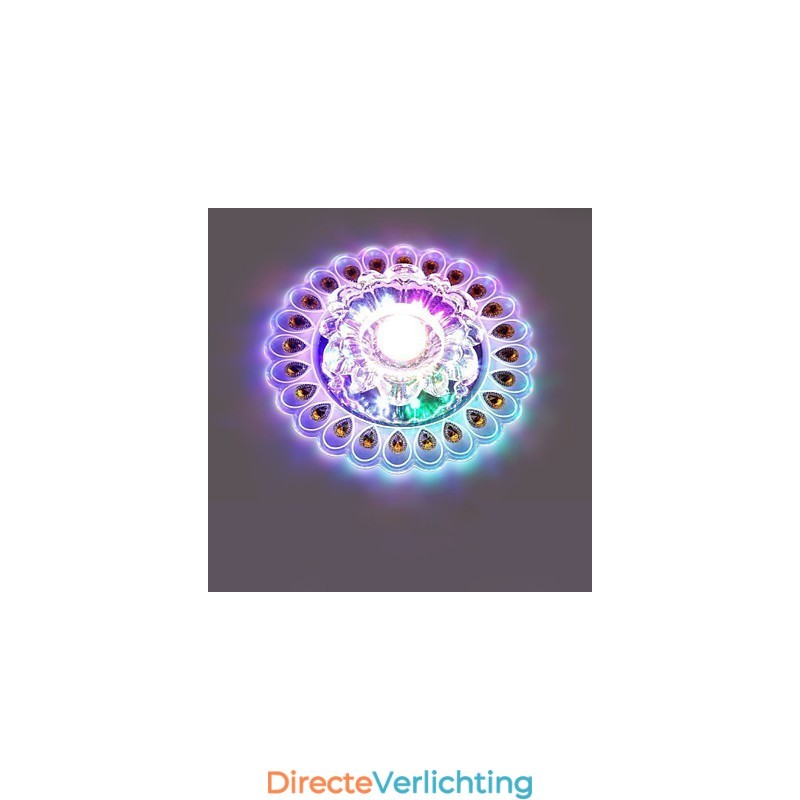 Kristallen plafondlamp Spotlight SMD 3W Creatieve lamp Buislamp Kleurrijke kleur Koepellamp