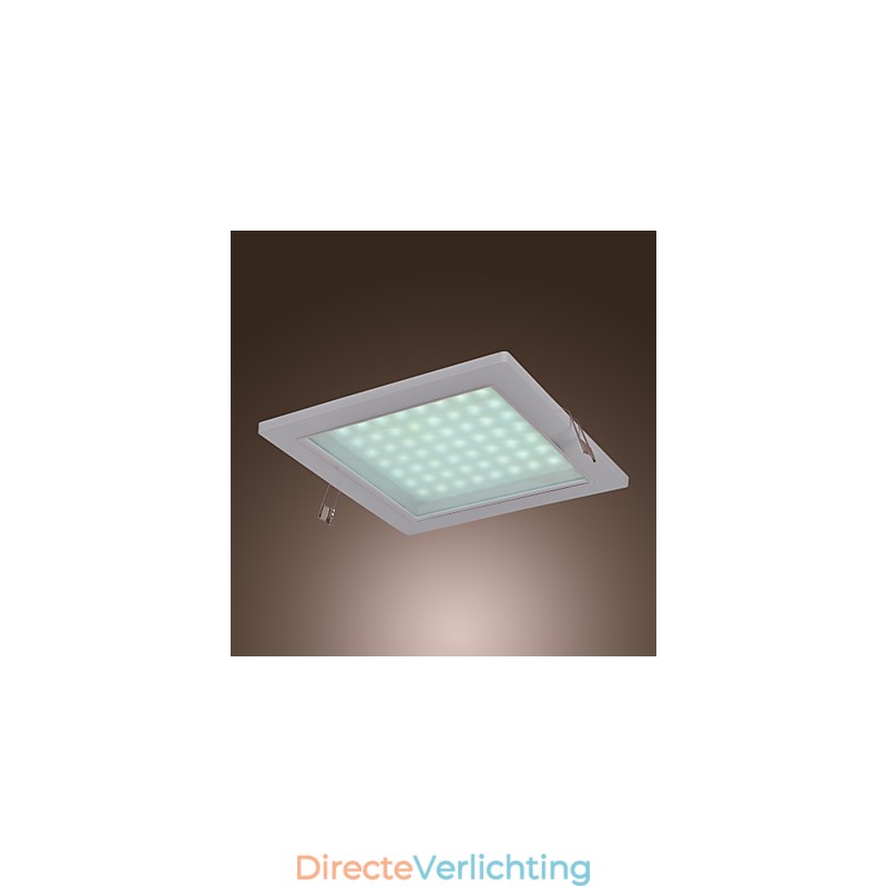 Moderne inbouwlampen in vierkante vorm