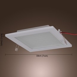 Moderne inbouwlampen in vierkante vorm