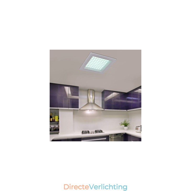 Moderne inbouwlampen in vierkante vorm