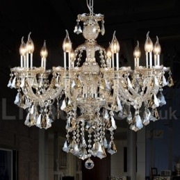 Cognac Kristallen Kleur Hanglamp Kristal Modern Hedendaags Traditioneel Klassiek Retro Lantaarn Landelijk