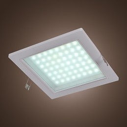 Moderne inbouwlampen in vierkante vorm