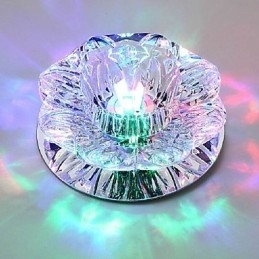 Kristallen plafondlamp Spotlight SMD 3W Creatieve lamp Buislamp Kleurrijke kleur Koepellamp