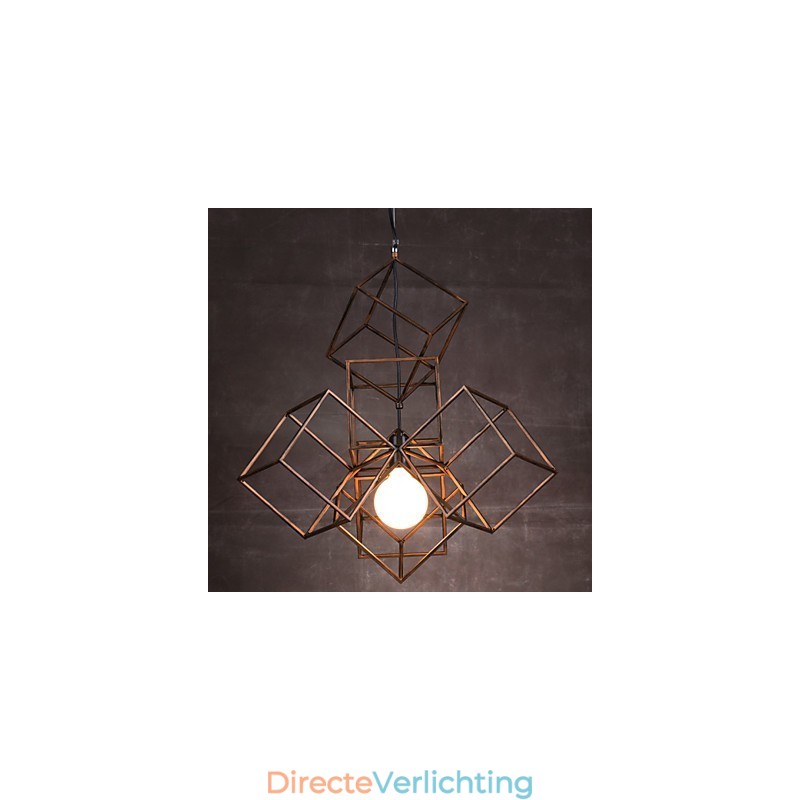 Hanglamp 1 licht vintage minimalistische ijzeren schilderij kroonluchter