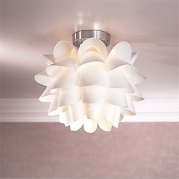Witte Bloem Plafondlamp 1 Licht Hanglamp Armatuur
