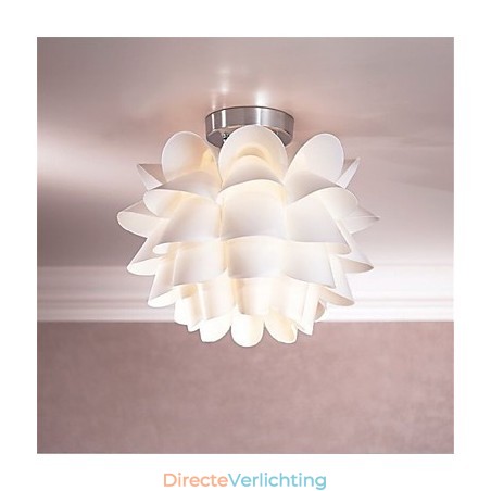 Witte Bloem Plafondlamp 1 Licht Hanglamp Armatuur Witte Bloem Plafondlamp 1 Licht Hanglamp Armatuur