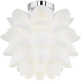 Witte Bloem Plafondlamp 1 Licht Hanglamp Armatuur