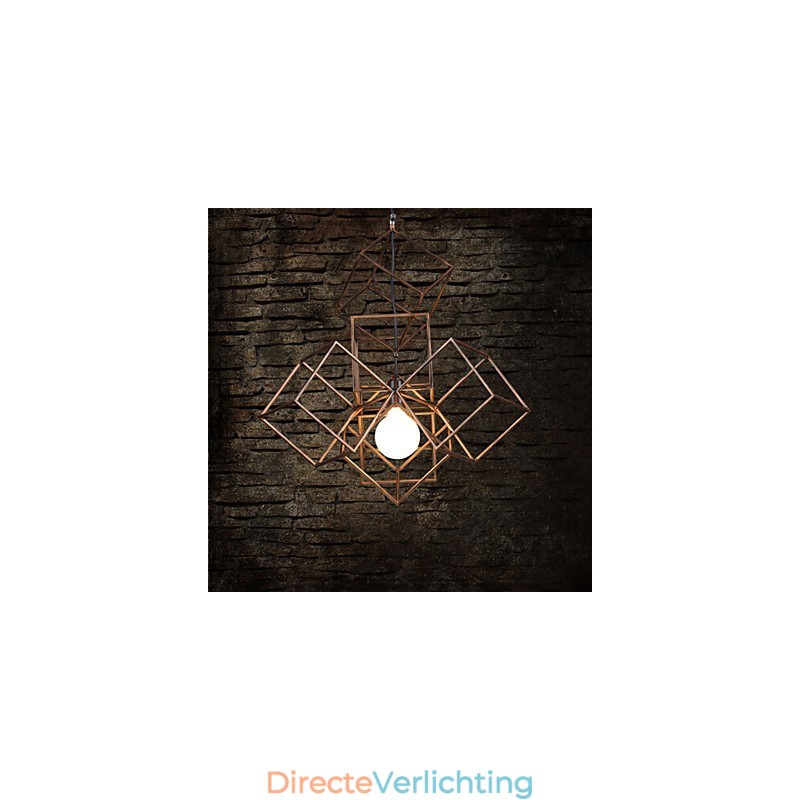 Hanglamp 1 licht vintage minimalistische ijzeren schilderij kroonluchter