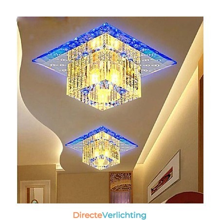 Mini Kristallen Plafondlamp Spotlight SMD 3W Creatieve Lamp Buislamp Kleurrijke Kleur Vierkante Koepellamp Mini Kristallen Plafondlamp Spotlight SMD 3W Creatieve Lamp Buislamp Kleurrijke Kleur Vierkante Koepellamp