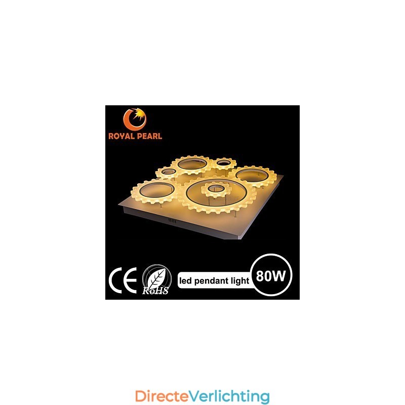 Koele witte Epistar Chips 80W hanglamp