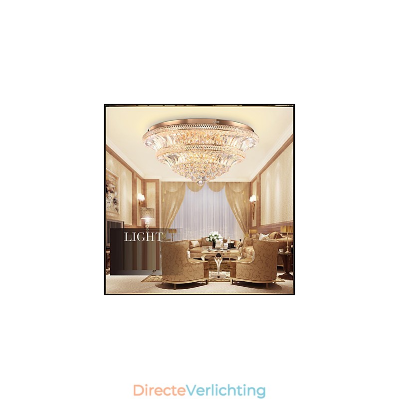 Moderne Luxe 9Modern Kristallen Plafondlamp Absorb Koepellamp Diameter 80CM
