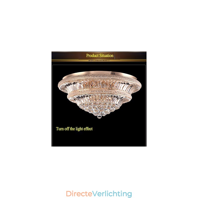 Moderne Luxe 9Modern Kristallen Plafondlamp Absorb Koepellamp Diameter 80CM