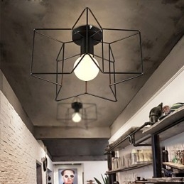 Pentagram Moderne Creatieve Verandaverlichting Om Het Licht Van De Koepel Te Absorberen