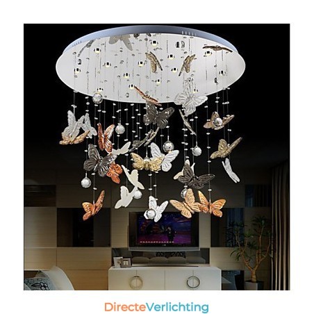 Kristallen lamp ronde vlinderkristallen lamp Kristallen lamp ronde vlinderkristallen lamp