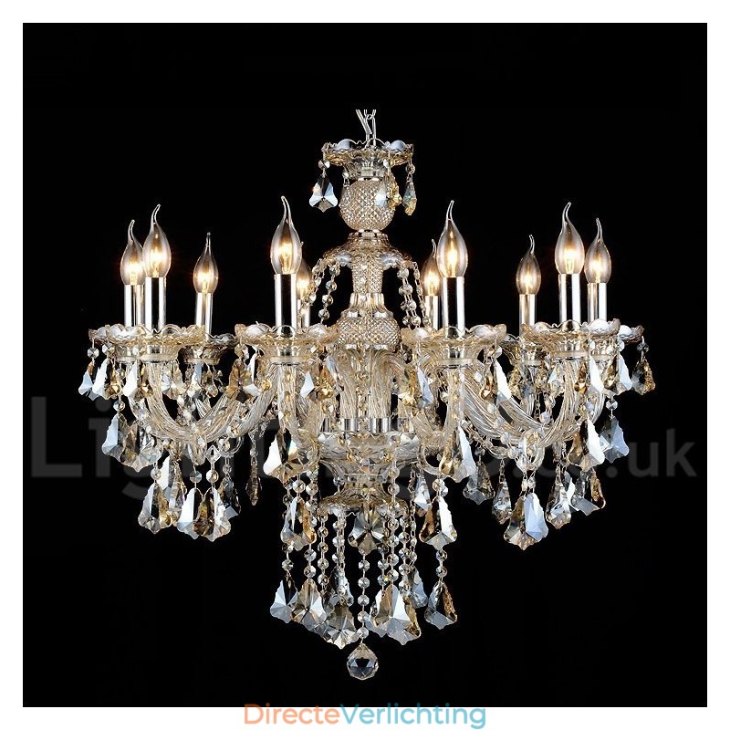 Cognac Kristallen Kleur Hanglamp Kristal Modern Hedendaags Traditioneel Klassiek Retro Lantaarn Landelijk