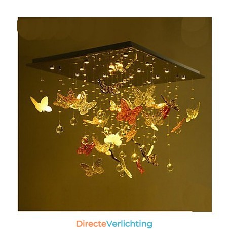 Kristallen lamp ronde vlinderkristallen lamp Kristallen lamp ronde vlinderkristallen lamp