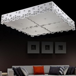 Kristallen inbouw moderne eigentijdse metalen