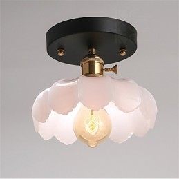 Flush Mount Retro Verlichting Verlichting Glazen Plafondlamp