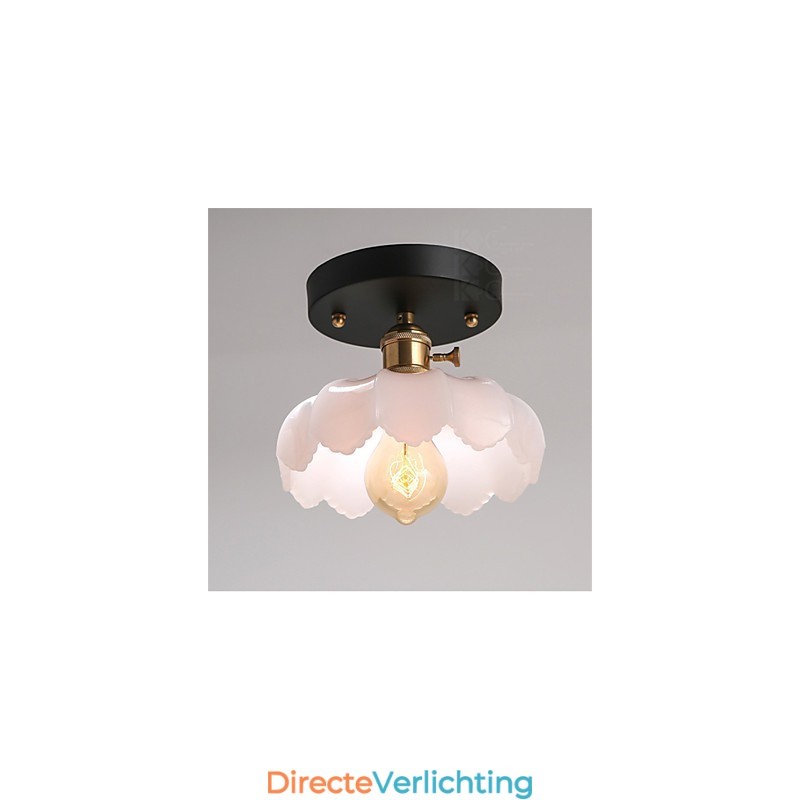 Flush Mount Retro Verlichting Verlichting Glazen Plafondlamp