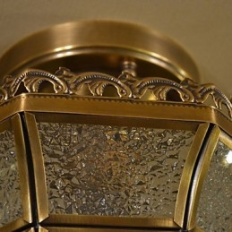 Traditionele klassieke mini-stijl messing metalen inbouwspots