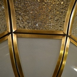 Traditionele klassieke mini-stijl messing metalen inbouwspots