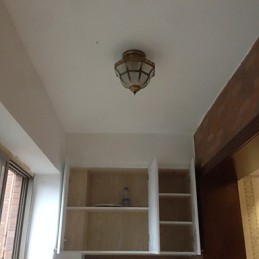 Traditionele klassieke mini-stijl messing metalen inbouwspots