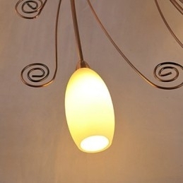 Artistieke aluminium inbouwverlichting met 12 lampen