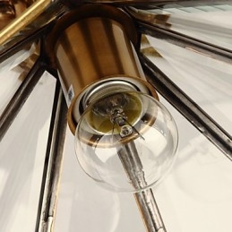 Traditionele klassieke mini-stijl messing metalen inbouwspots