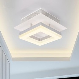 9W moderne eigentijdse acryl inbouwspot
