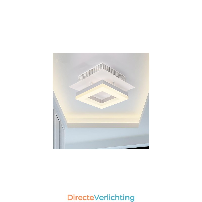 9W moderne eigentijdse acryl inbouwspot
