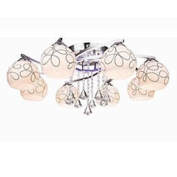 Kroonluchter Modern Crystal Living 8 lampen