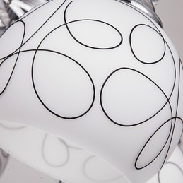 Kroonluchter Modern Crystal Living 8 lampen