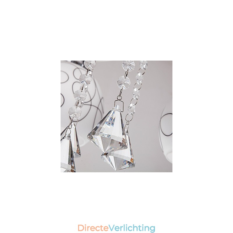 Kroonluchter Modern Crystal Living 8 lampen