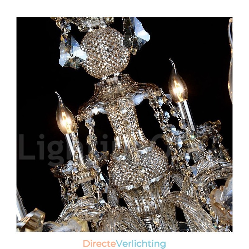 Cognac Kristallen Kleur Hanglamp Kristal Modern Hedendaags Traditioneel Klassiek Retro Lantaarn Landelijk