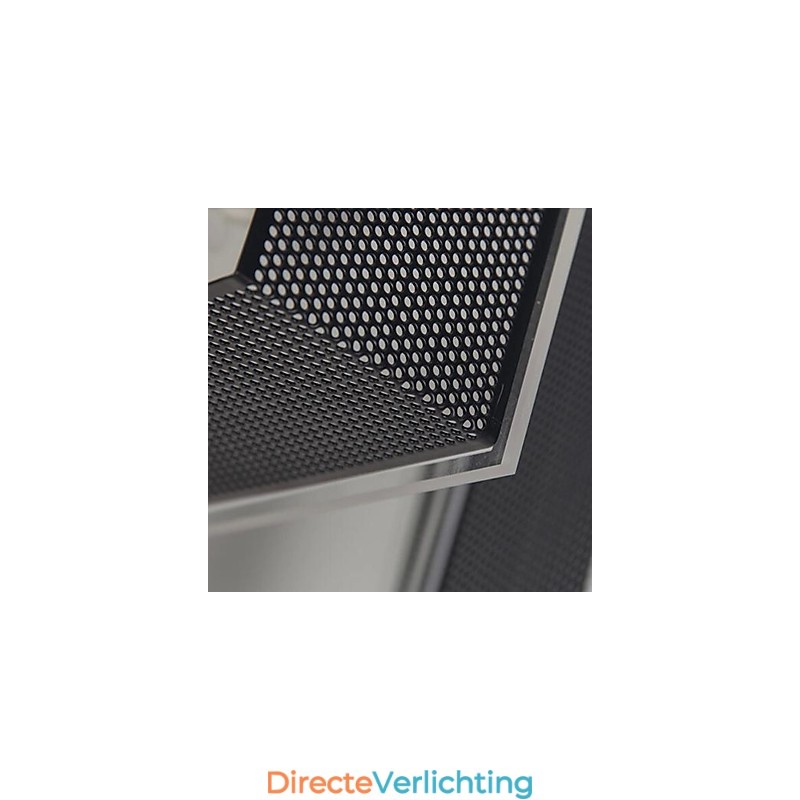 Moderne, eigentijdse, verchroomde metalen inbouwkast