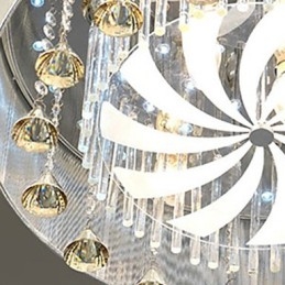 Moderne, eigentijdse, inbouw kristalglas