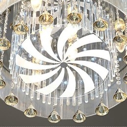Moderne, eigentijdse, inbouw kristalglas