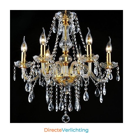Moderne eigentijdse traditionele klassieke kristal gegalvaniseerde kristallen kroonluchter Moderne eigentijdse traditionele klassieke kristal gegalvaniseerde kristallen kroonluchter