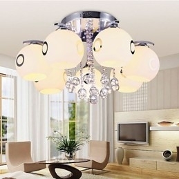 Moderne, eigentijdse, inbouw kristalglas