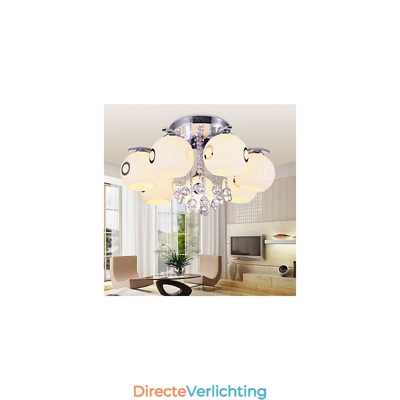 Moderne, eigentijdse, inbouw kristalglas