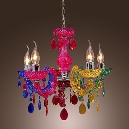 Traditionele klassieke kristallen chroom acryl kroonluchter