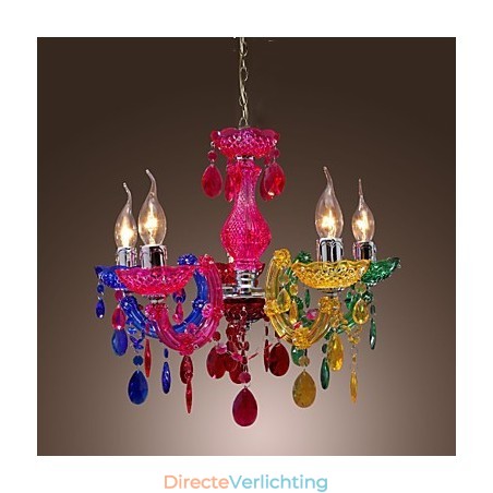Traditionele klassieke kristallen chroom acryl kroonluchter Traditionele klassieke kristallen chroom acryl kroonluchter