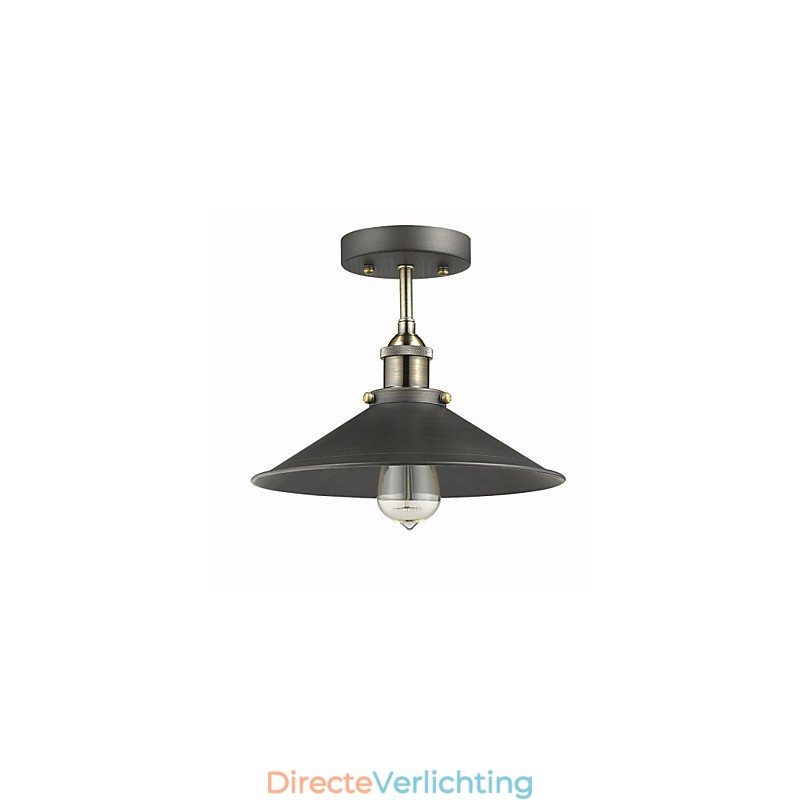 Vintage Mini Edison Plafondlamp 1 Licht Metaal Inbouw