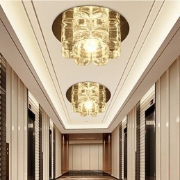 Moderne eigentijdse kristal inbouw