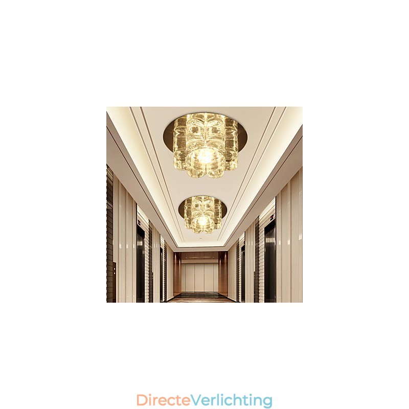 Moderne eigentijdse kristal inbouw